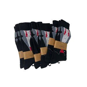 Bundle of Six Tuxedo Socks